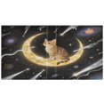 thumbnail image 2 of 3 Ring Binder 1.5 inch Round Rings with Interior Pockets Binders Organizer Office School 1Pack Brown Cat on The Moon, 2 of 10