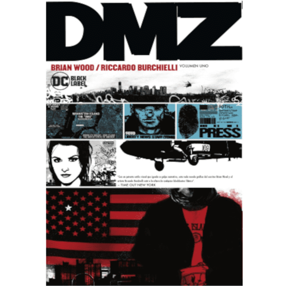 Dc comics black label - dmz Brian Wood / ricardo burchelli vol.1 Editorial Televisa Pasta Dura