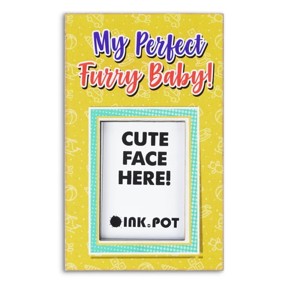 Inkdotpot My Perfect Furry Baby! PhotoMagnetFrame-Dog/ Cat MagneticPhotoFramesFor Refrigerator Magnets- MiniPhotoFrames- Cute Gift ForPet Lover | 9x5.5 cm