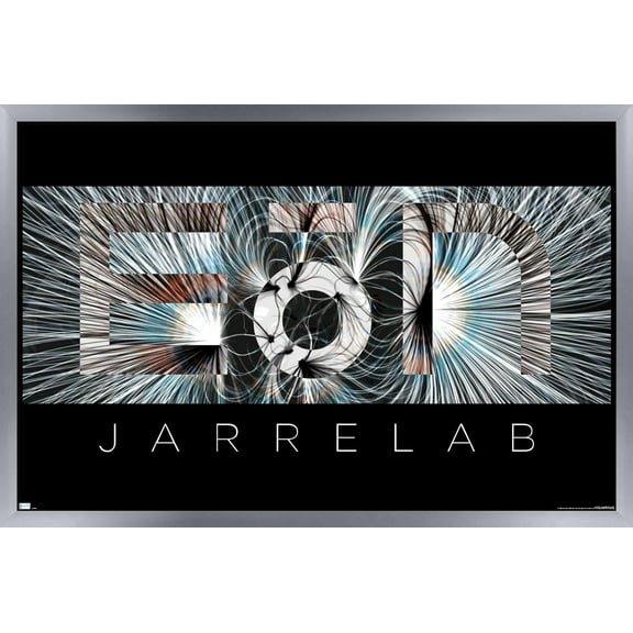 Jean Michel Jarre - Eon Wall Poster, 22.375" x 34", Framed