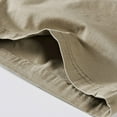 thumbnail image 5 of Viadha Mens Elastic Waist Cargo Shorts Outdoor Hiking Multi Pocket Relaxed Fit Stretch Lightweight Cotton Cargo Shorts for Men(Khaki,XXXL), 5 of 5