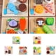 thumbnail image 3 of Vogacara Cuna de Juguete Frutas Verduras Fruta Postre Niños Cocina Cocina Juguete Comida Juego de imaginación Rompecabezas Educativo Niños Juguetes Educativos fruta de plátano Vogacara WJ4043-01B, 3 of 6