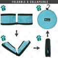 thumbnail image 5 of PetAmi Collapsible Dog Food and Water Bowls, 2 Travel Bowls Kit, Portable Pet Dish No Spill, Foldable Lightweight BPA Free Leakproof, Camping Hunting Hiking Walking Outdoor Gear Accessories, Teal Blue, 5 of 7
