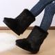 thumbnail image 3 of Botas de nieve de tubo medio de felpa de lujo Botas de mujer de felpa de talla grande para mujer Wmkox8yii ghj1463, 3 of 6