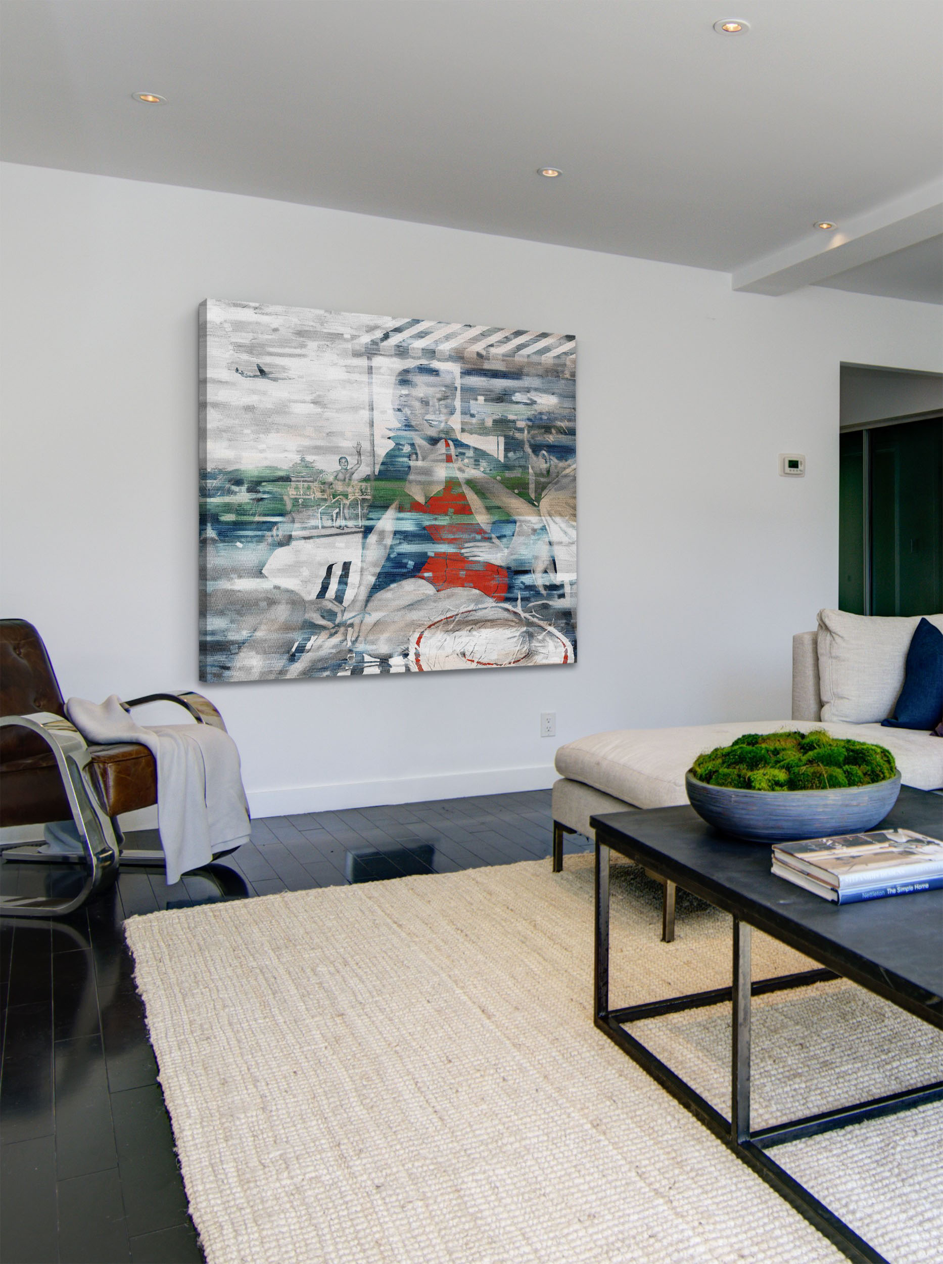 "Beach Babe" Painting Print on Wrapped Canvas