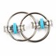 thumbnail image 1 of Llavero Metal Cadena Bicicleta Antiestrés Fidget Hand Spinner Toys (claro) Azul, 1 of 9