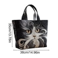 thumbnail image 3 of Quilted Tote Bag for Women Large Capacity Everyday Bag with Embroidery Detail Laptop Crossbody Shoulder Bag for Office Commute Travel and Weekend Outing, 3 of 6