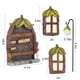 thumbnail image 2 of Ventana y puerta de casa de hadas de Gnomo en miniatura para árboles, arte de patio que brilla en la oscuridad, escultura de jardín, adorno de césped, decoración Mini, 2 of 5