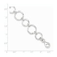 thumbnail image 3 of Sterling Silver Bracelet Fancy Women's mm 7.5 in, 3 of 5