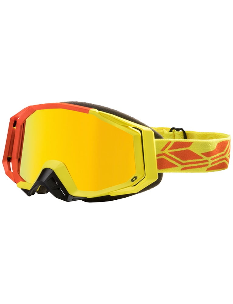 Castle Trace Snow Goggles Matte HiVis/Orange w/Orange Mirror Lens