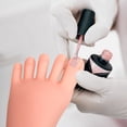 thumbnail image 2 of Miangastore Pink Rubber Foot Model for Nail Art Use Durable Lightweight Design 6744639, 2 of 8