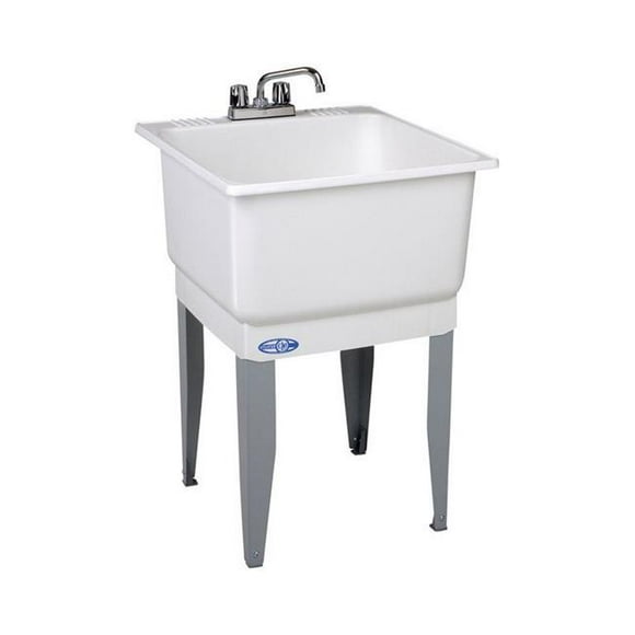 Utilatub  23 x 25 in. Single Polypropylene Laundry Tub