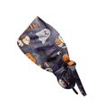 thumbnail image 2 of Scrub Caps Women Nurse Surgical Hat with Buttons | Adjustable Bouffant Hats Working Cap Ponytail Tie Back, 2 of 6
