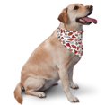 thumbnail image 2 of Naloa Red Food Dog Bandanas 1PC Washable Triangle Dog Scarfs Premium Durable Fabric, for Small Medium Large Dogs and Cats, 2 of 6