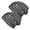French Bulldog Face, variant on 2PCS Stretch Knit Skull Beanie, Hip-Hop Style, Unisex, Lightweight,French Bulldog Paw Face Pink Pattern