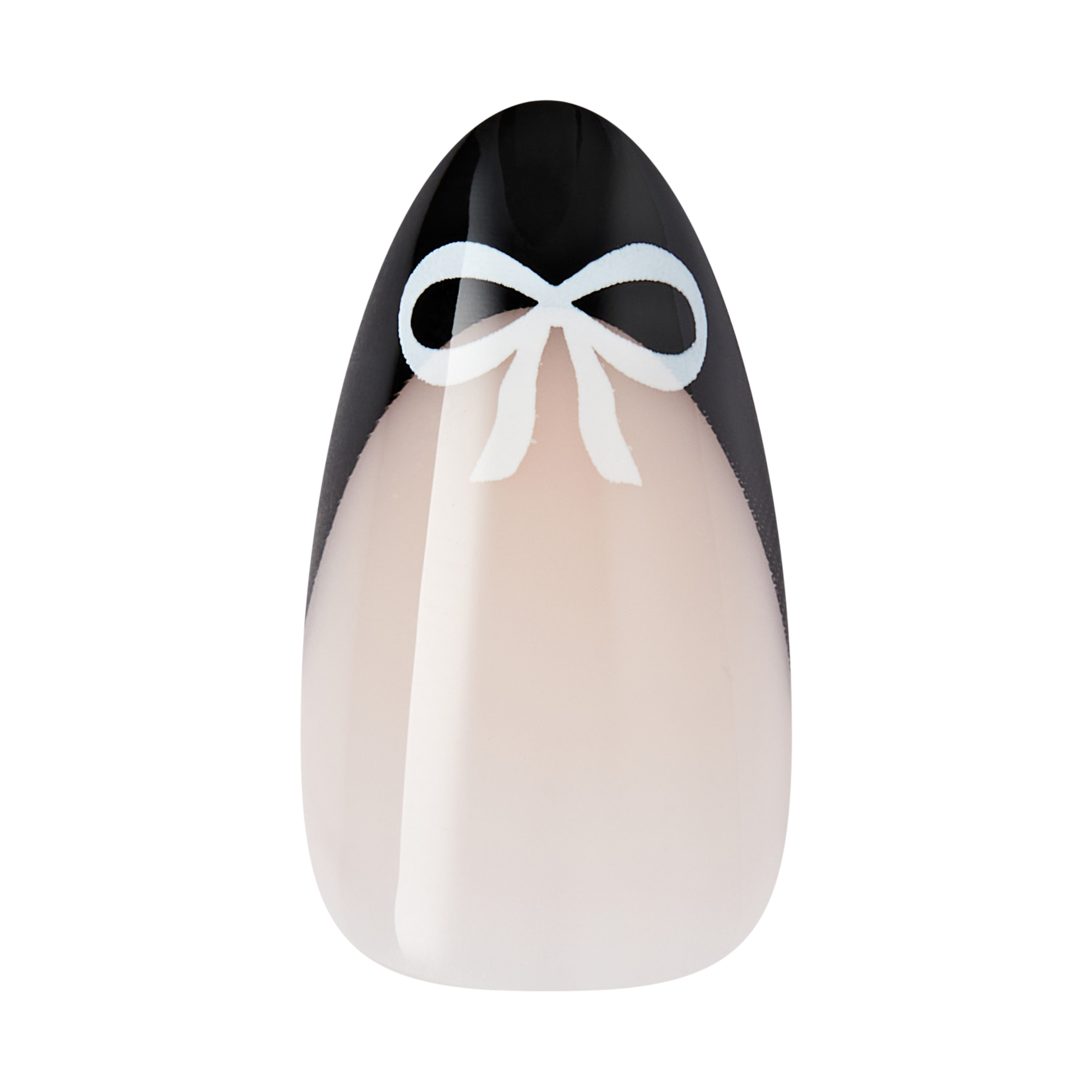 Broadway by Kiss Press On Nails Almond, ‘Me Shine’, White, Medium, 24 Count