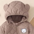 thumbnail image 7 of 18-24 Months Toddler Kids Boys Girls Onesies Snowsuits Toddler Winter Clothes Solid Romper Hooded Jumpsuit Warm Outwear Jackets Little Kids Winter Outfits, 7 of 7
