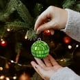 thumbnail image 6 of YIKA Glass Mirror Reflective Balls Christmas Balls Bar Photography Props Wedding Baking Cake Decoration Ornaments Christmas Tree Decorations Green, 6 of 6