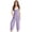 P146 Light Purple, variant on Tfken Girls Overalls Summer Sleeveless Comfy Casual Jumpsuit With Pockets Soft Daily Wear Child Fashion Clothes Size 9-10 Years Black