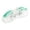 Green, variant on Conductor Compact Connectors, Loetky Compact Lever Wire Connectors, Connectors 28-12 AWG for Quick Wire Splices, 1-Port Push-In Terminals for Solid/Stranded Copper Wires, Reusable Connectors