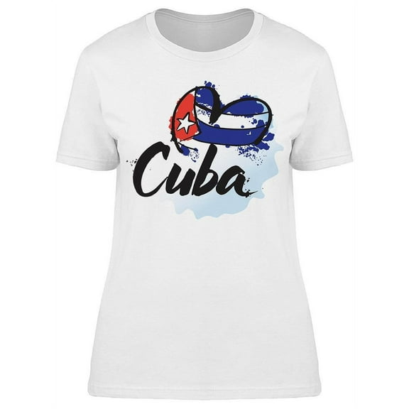 Smartprints Womens Graphic Tee - Cuba Havana - Regular Fit 100% Cotton