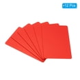 thumbnail image 3 of Uxcell 0.8mm Metal Business Cards Blank Name Card Laser Engraving Anodized Aluminum, Red 12 Pack, 3 of 6