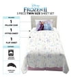 thumbnail image 5 of Disney Frozen Elsa and Anna Kids Twin Sheet Set, White and Blue, 5 of 8