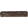 thumbnail image 3 of Ekena Millwork 4"H x 4"D x 36"W Pecky Cypress Faux Wood Fireplace Mantel, Burnished Mahogany, 3 of 17