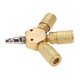 thumbnail image 2 of Quick coupling Air Gas Pneumatic T Shape Three Way Tee Connector for Tube Pipe, 2 of 4