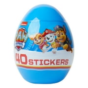 Paw Patrol Sticker Filled Easter Egg, 40 Count, Plastic, Blue