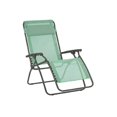 thumbnail image 2 of Lafuma R Clip Zero Gravity Compact Sling Chaise Longue Inclinable d'Extérieur, Menthol, 2 of 2