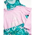 thumbnail image 4 of RBX Girls’ Active Pants Set – 3 Piece Long Sleeve Shirt, Tank Top, and Leggings (4-16), 4 of 7