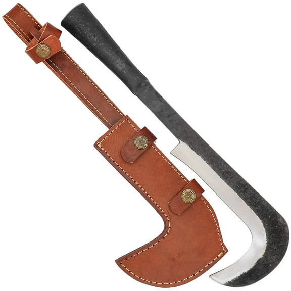 Armory Replicas Medieval High Carbon Steel Machete with Sheath – DIY Build Your Own Historical Polearm