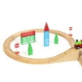 thumbnail image 6 of Maxim Enterprise Figure 8 Wooden Train Set Toy - Big 37 Pieces, Quality Hardwoods, Magnets Connect Cars, Complete Track, Fits on Table, Compatible with Thomas & Friends, BRIO, Melissa Doug, 6 of 6