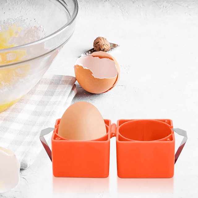 Abridor de Huevos Duros | Pelador y Cascanueces Fácil para Huevos de Todos Los Tamaños | Quitacáscaras Rápido para Ensaladas y Comidas | Aparato de Cocina Compacto para Cocineros y Chefs Caseros