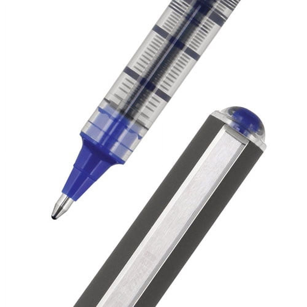 "Vision Roller Ball Pen, Stick, Bold 1 Mm, Blue Ink, Black/blue Barrel, Dozen | Bundle of 5 Dozen"