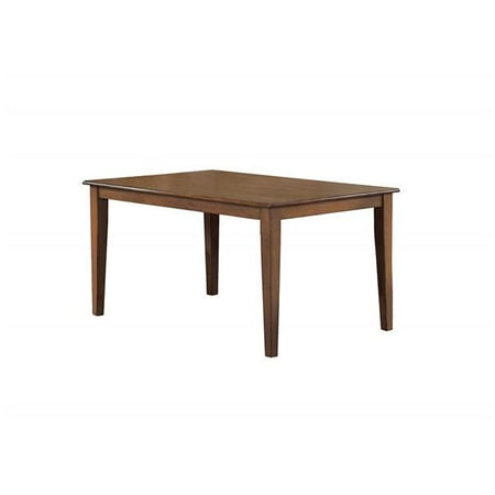 - Sunset Trading DLU-BR3660-AM Simply Brook Rectangular Dining Table, Amish Brown