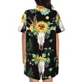thumbnail image 3 of Lsque Women's Short-Sleeved Pajama Set - 2 Piece Soft and Lightweight Sleepwear Set-Small, 3 of 9