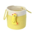 thumbnail image 2 of SnowVibe Rope Woven Cute Snacks Storage Basket - Sundries Storage Box, Children's Toys Storage Bucket, Blocks Storage Basket for Home and Playroom Use, 2 of 6