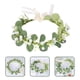 thumbnail image 2 of KAKOWELY Diadema de gypsophila, corona floral para el cabello, guirnalda para la cabeza de novia para boda, tocado de flores, 2 of 5