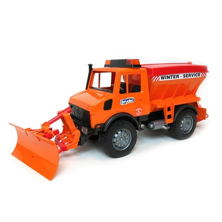1/16th Winter/Service Spreader Truck with Snow Blade by Bruder