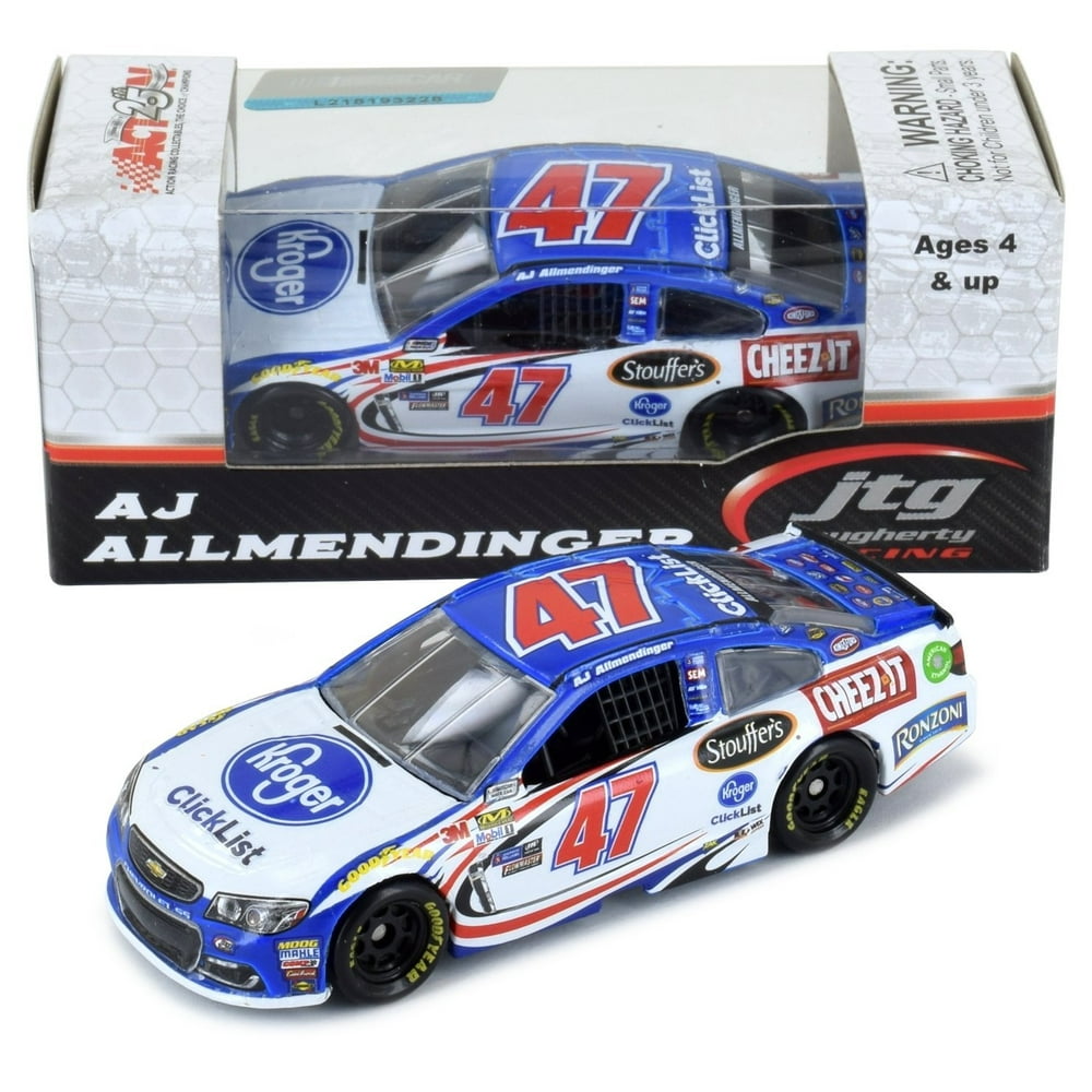 NASCAR AJ Allmendinger 47 Kroger 1/64 Kids Hardtop Car 2017 Walmart