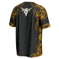 thumbnail image 3 of Men's ProSphere Black The Rock Golden Paisley T-Shirt, 3 of 3