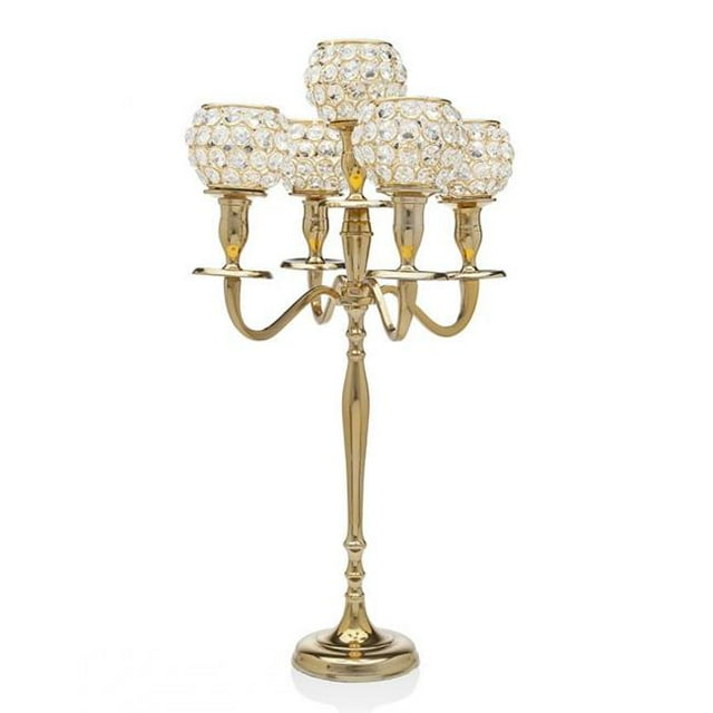 Godinger 19491 Glam 5 Lite Candlabra Or