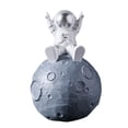 thumbnail image 2 of Juguete de astronauta con Planet Coin Bank Estatua Ahorro de dinero Espacio Tema Decoración Astronauta Adorno temático Astronauta para sala de estar Gris Baoblaze Hucha, 2 of 8