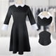thumbnail image 5 of Estilo académico Falda negra Vestido clásico de mujer negra para fiesta de disfraces de Halloween Likrtyny Para estrenar, 5 of 8