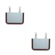 thumbnail image 2 of Cubo de basura plegable Kenally para coche contenedor de Clip multifuncional para vehículo caja de Beige 1 2piezas, 2 of 6