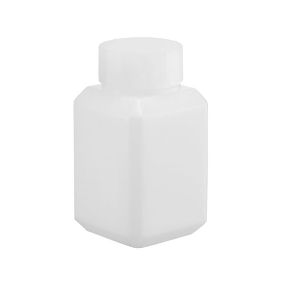 Unique Bargains 60ml/2 Plastic Wide Mouth Lab Reagent Bottle Translucent 5 Count