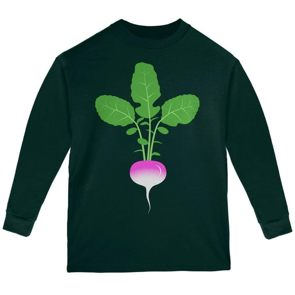 Halloween Vegetable Turnip Costume Youth Long Sleeve T Shirt
