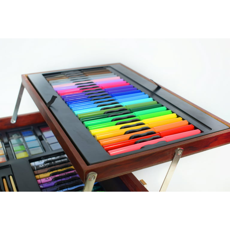 gallery studio deluxe art set in wooden case art supplies craft supplies  art kit
